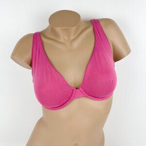 Women's Calvin Klein Underwire Bra size 36D Hot Pink Soft Fabric
